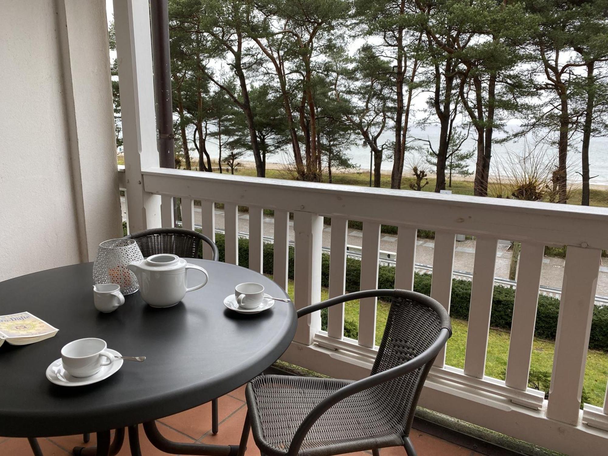 Ferienwohnung Ostseeblick In Der Villa Seeadler Binz Bagian luar foto